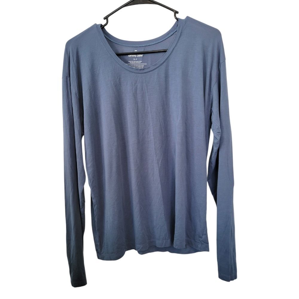 Tommy John Blue Long Sleeve Modal T-Shirt Size Women's Small